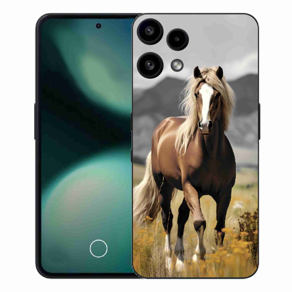 Gelový kryt mmCase na Nothing Phone (3a) Lite - hnědý kůň 1