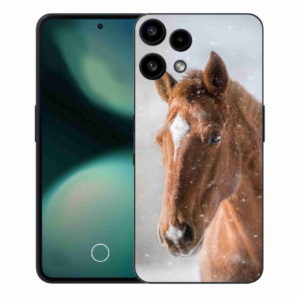 Gelový kryt mmCase na Nothing Phone (3a) Lite - hnědý kůň 2