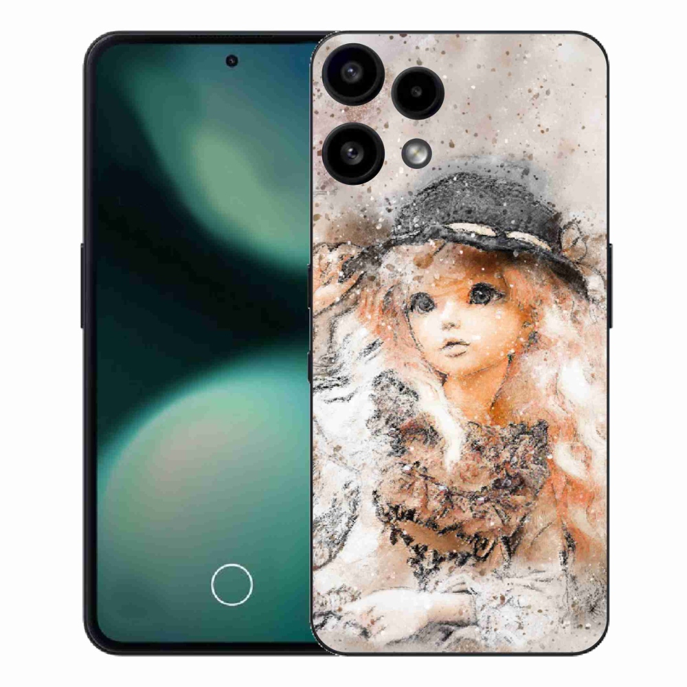 Gelový kryt mmCase na Nothing Phone (3a) Lite - holčička s kloboukem