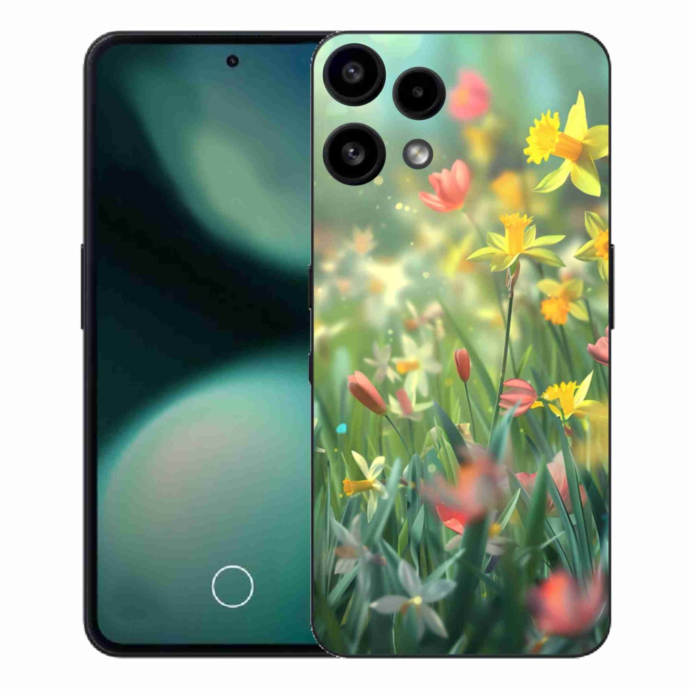 Gelový kryt mmCase na Nothing Phone (3a) Lite - jarní květy