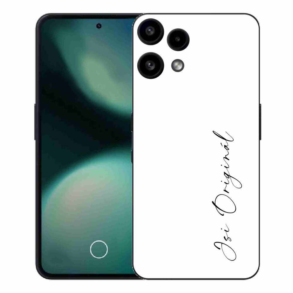 Gelový kryt mmCase na Nothing Phone (3a) Lite - jsi originál bílé pozadí