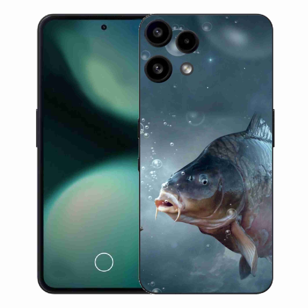 Gelový kryt mmCase na Nothing Phone (3a) Lite - kapr a bublinky