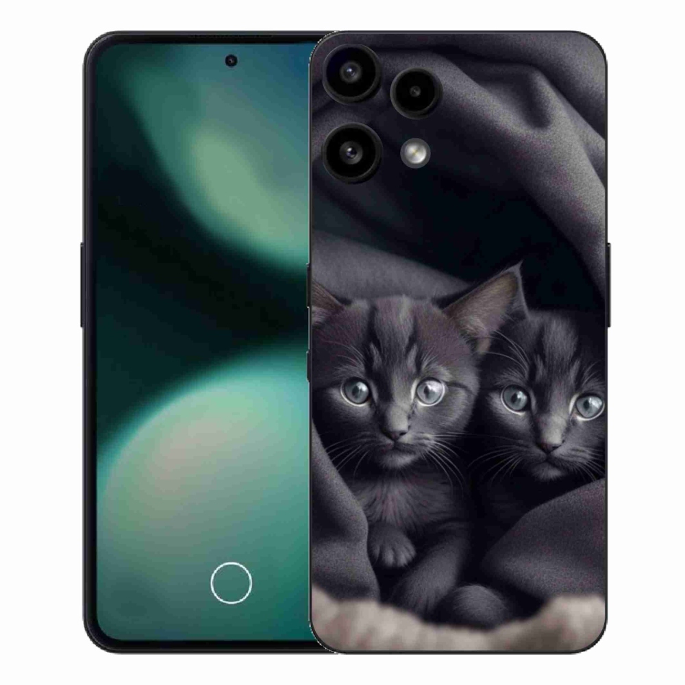 Gelový kryt mmCase na Nothing Phone (3a) Lite - kočičí duo