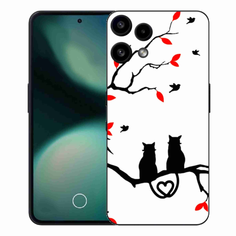 Gelový kryt mmCase na Nothing Phone (3a) Lite - kočičí láska