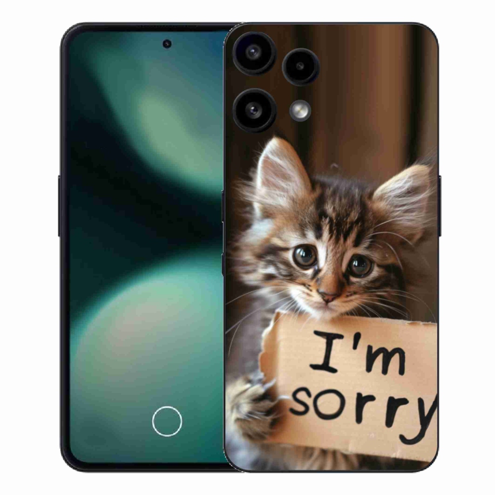 Gelový kryt mmCase na Nothing Phone (3a) Lite - kočíčí omluva