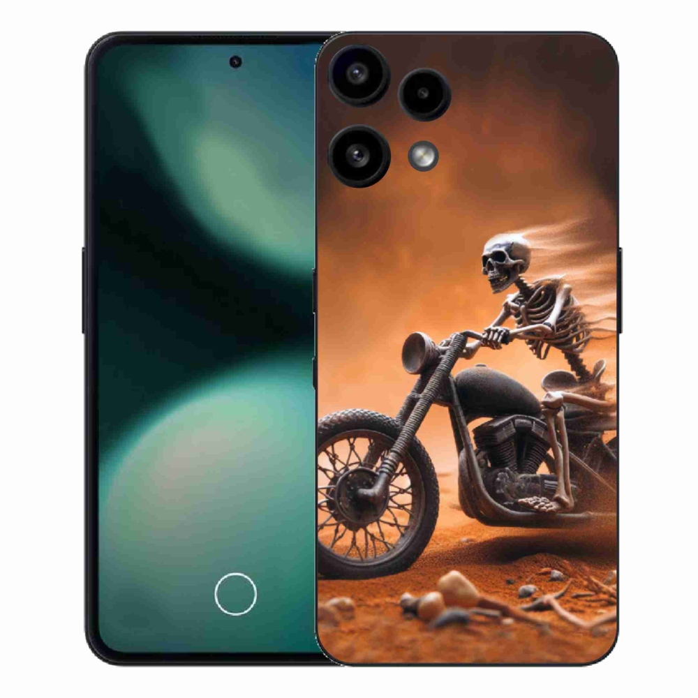Gelový kryt mmCase na Nothing Phone (3a) Lite - kostra na motorce