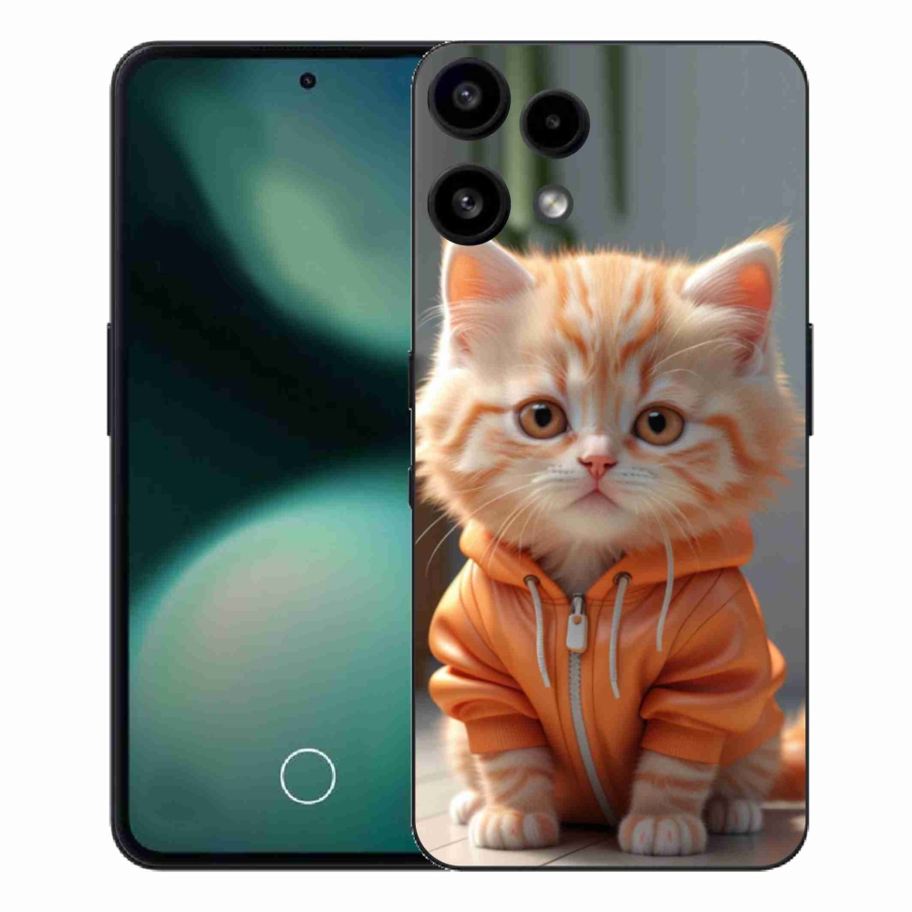 Gelový kryt mmCase na Nothing Phone (3a) Lite - kotě v mikině