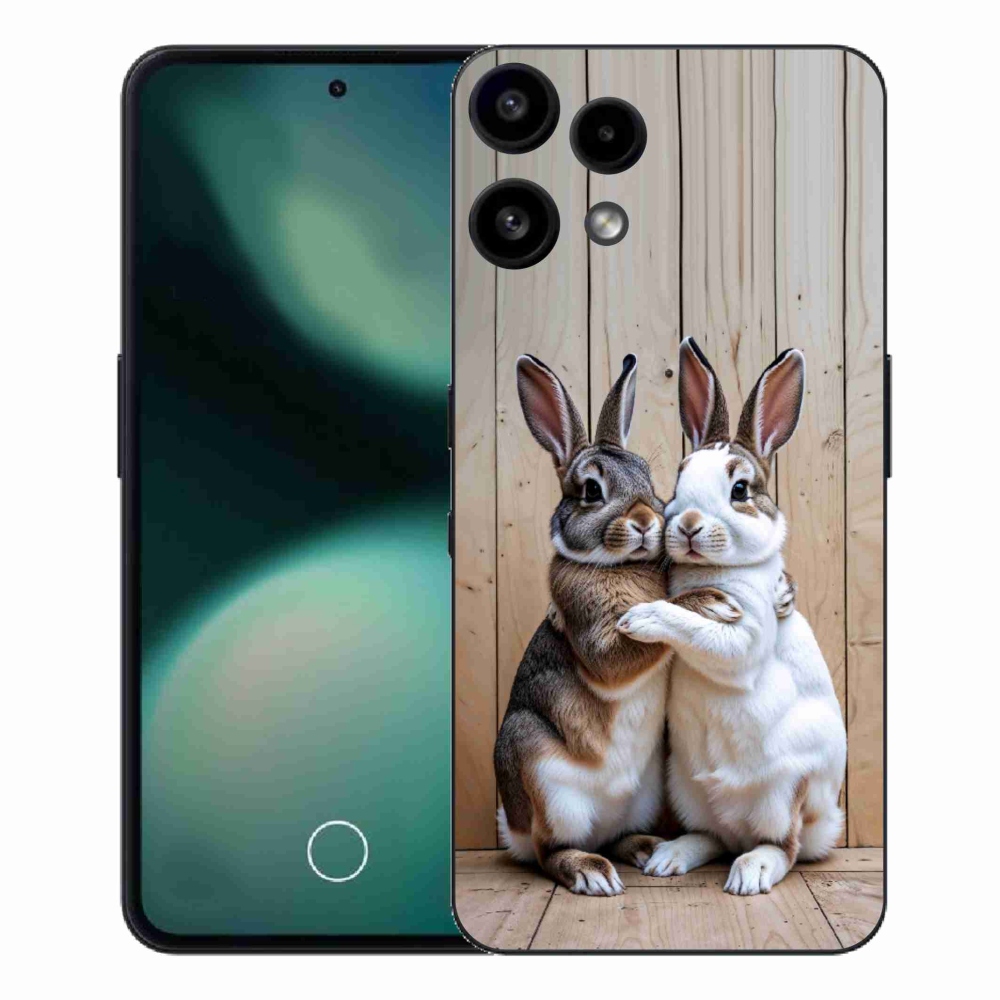 Gelový kryt mmCase na Nothing Phone (3a) Lite - králičí pár