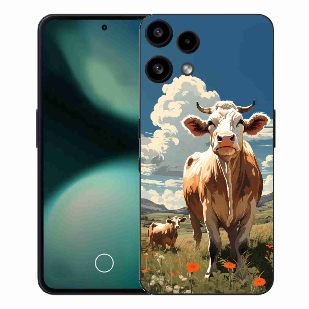 Gelový kryt mmCase na Nothing Phone (3a) Lite - krávy na louce
