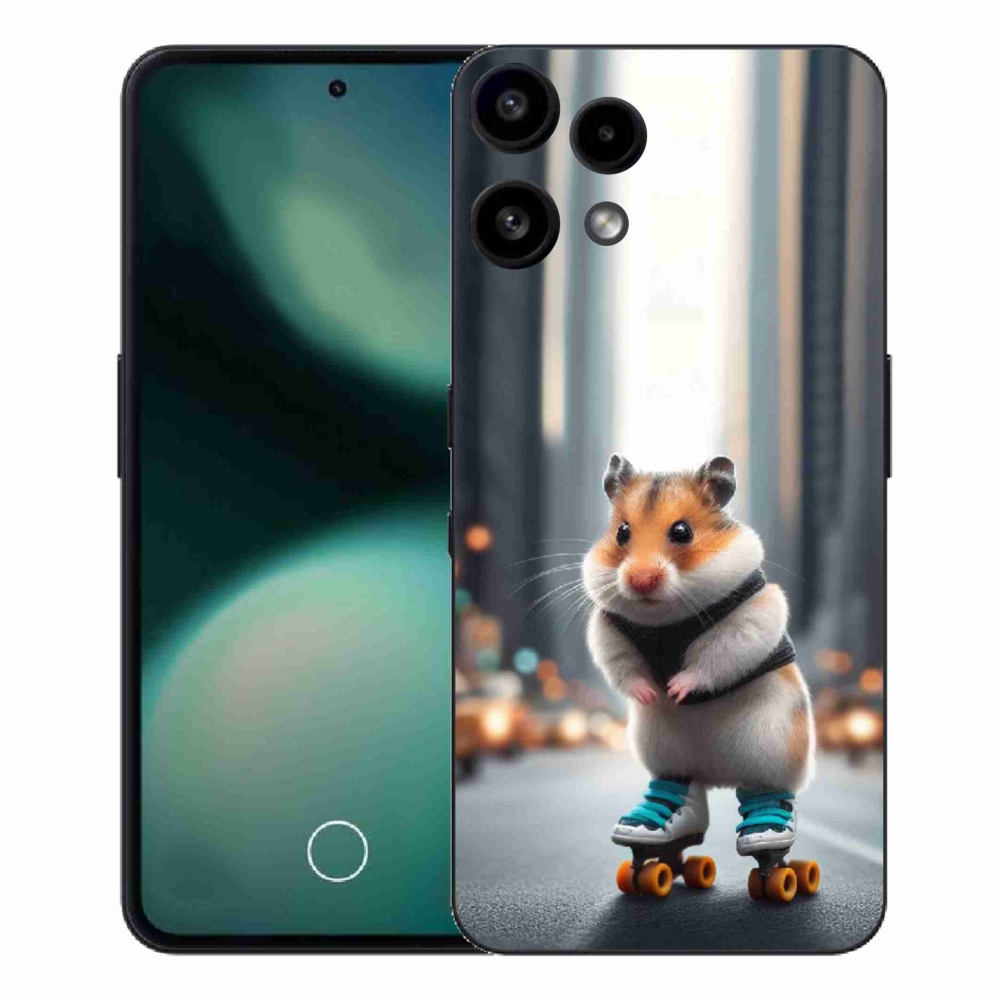 Gelový kryt mmCase na Nothing Phone (3a) Lite - křeček na bruslích