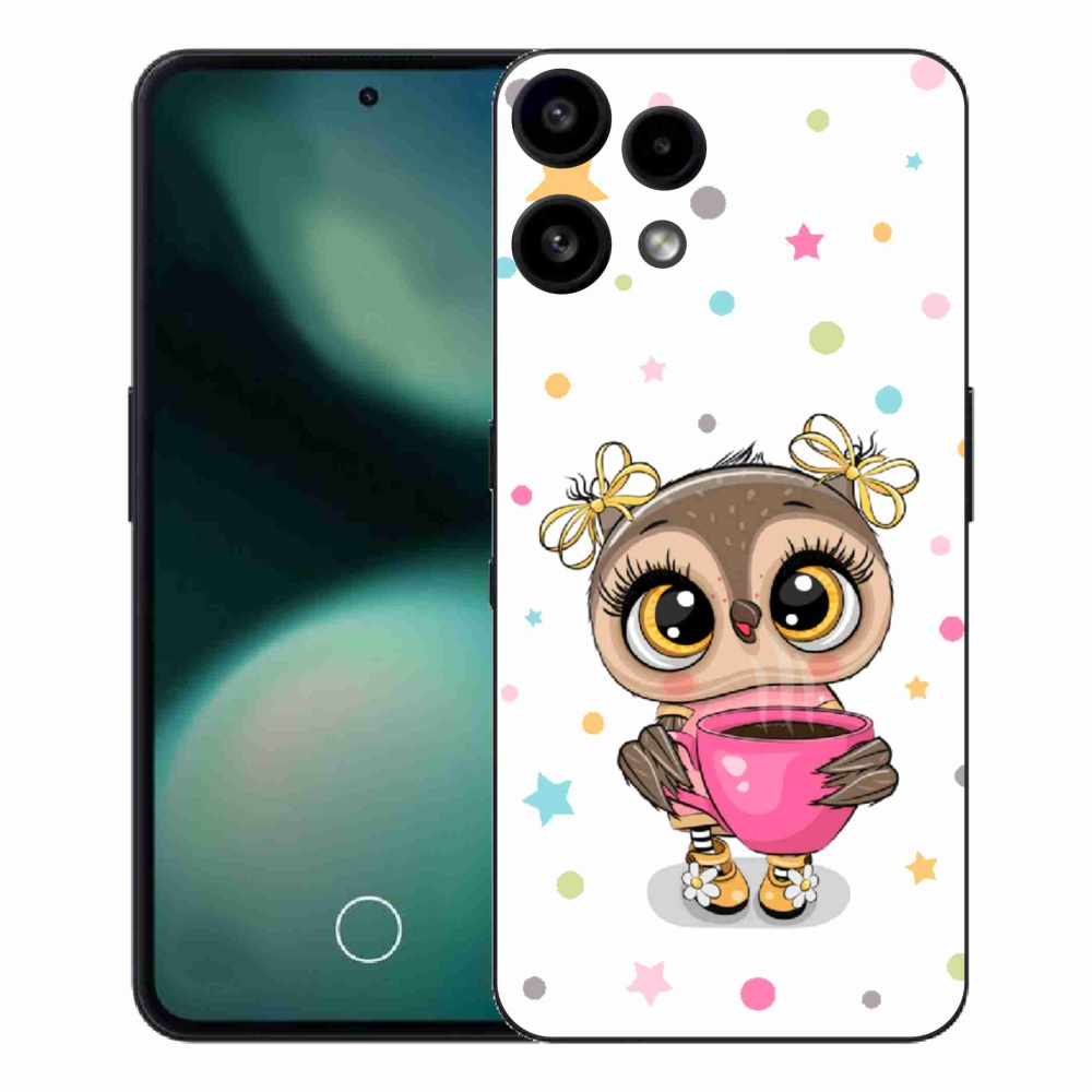Gelový kryt mmCase na Nothing Phone (3a) Lite - kreslená sovička