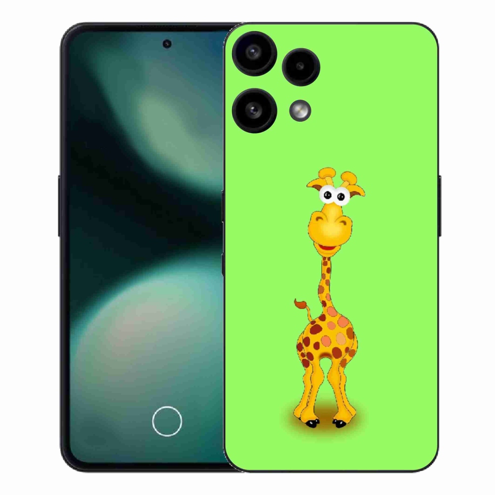Gelový kryt mmCase na Nothing Phone (3a) Lite - kreslená žirafa