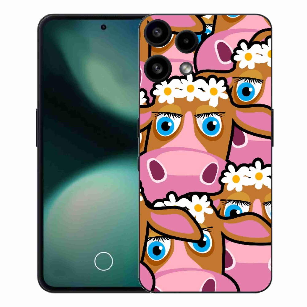 Gelový kryt mmCase na Nothing Phone (3a) Lite - kreslené kravičky