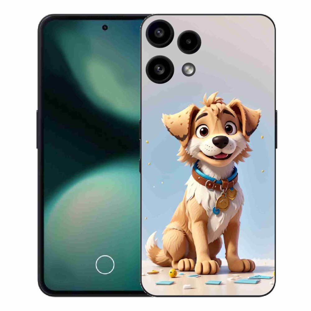 Gelový kryt mmCase na Nothing Phone (3a) Lite - kreslené štěně