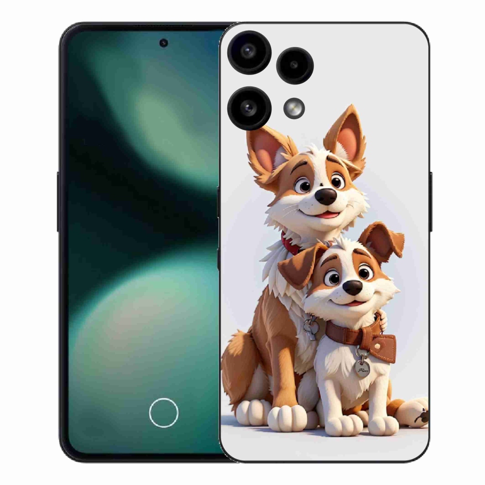 Gelový kryt mmCase na Nothing Phone (3a) Lite - kreslení psi