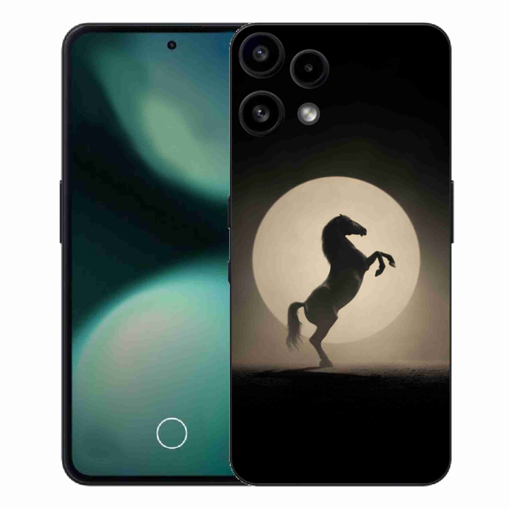 Gelový kryt mmCase na Nothing Phone (3a) Lite - kůň v siluetě