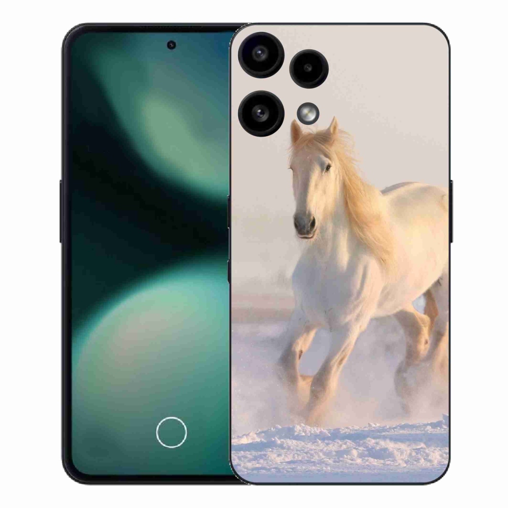 Gelový kryt mmCase na Nothing Phone (3a) Lite - kůň ve sněhu