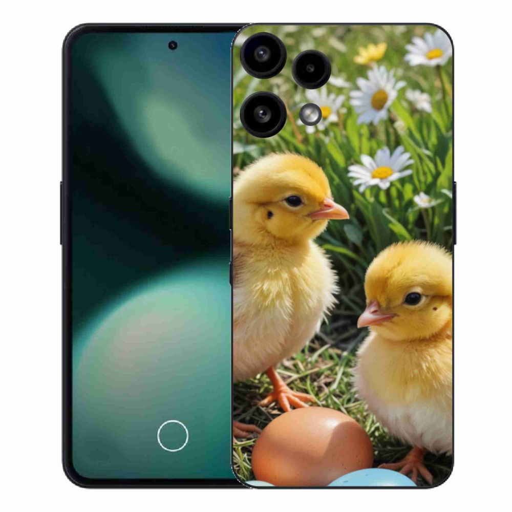 Gelový kryt mmCase na Nothing Phone (3a) Lite - kuřátka