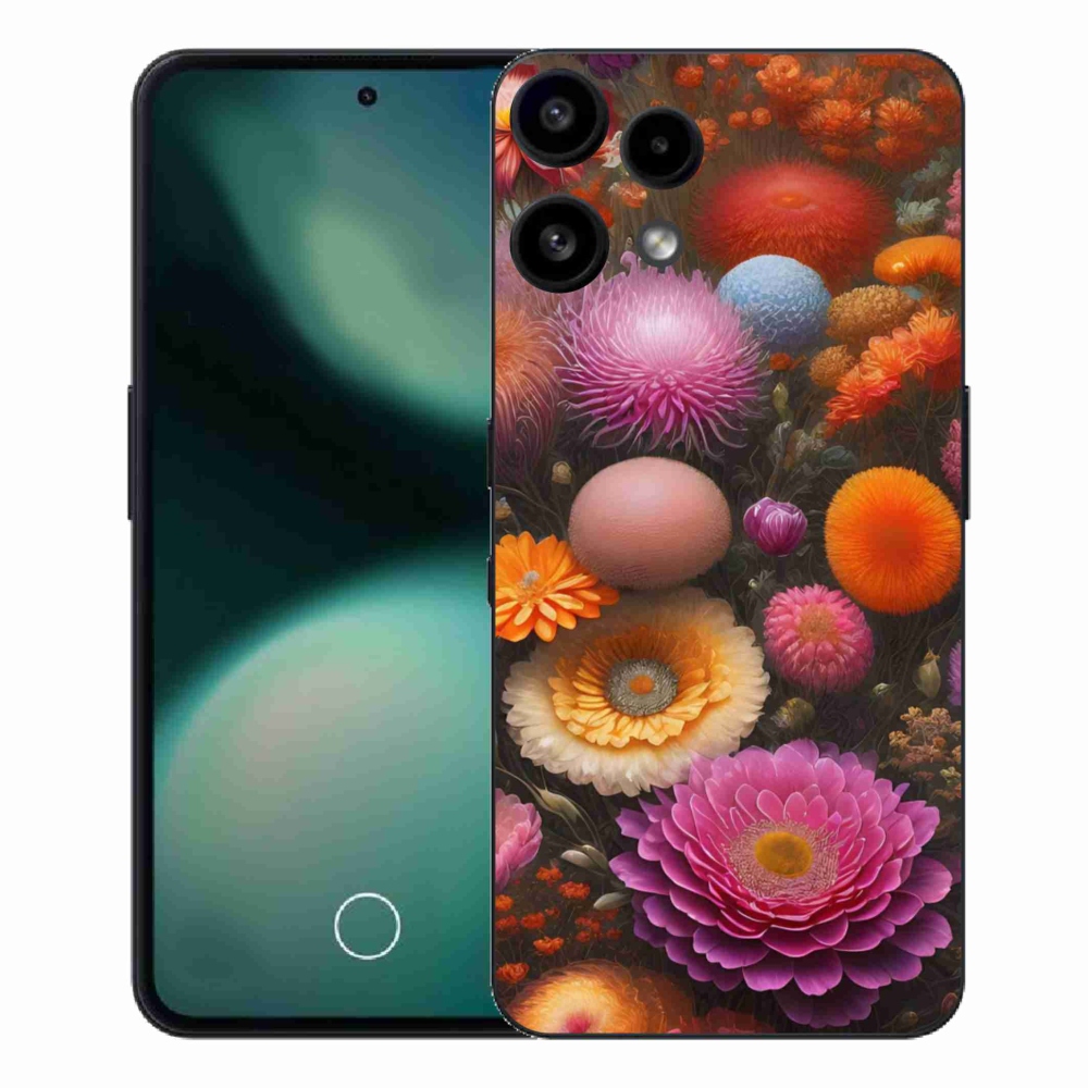 Gelový kryt mmCase na Nothing Phone (3a) Lite - květinová kompozice