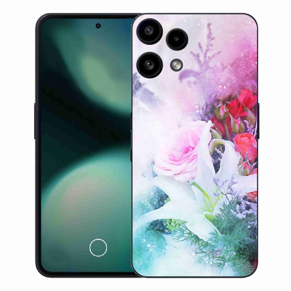 Gelový kryt mmCase na Nothing Phone (3a) Lite - květiny 4