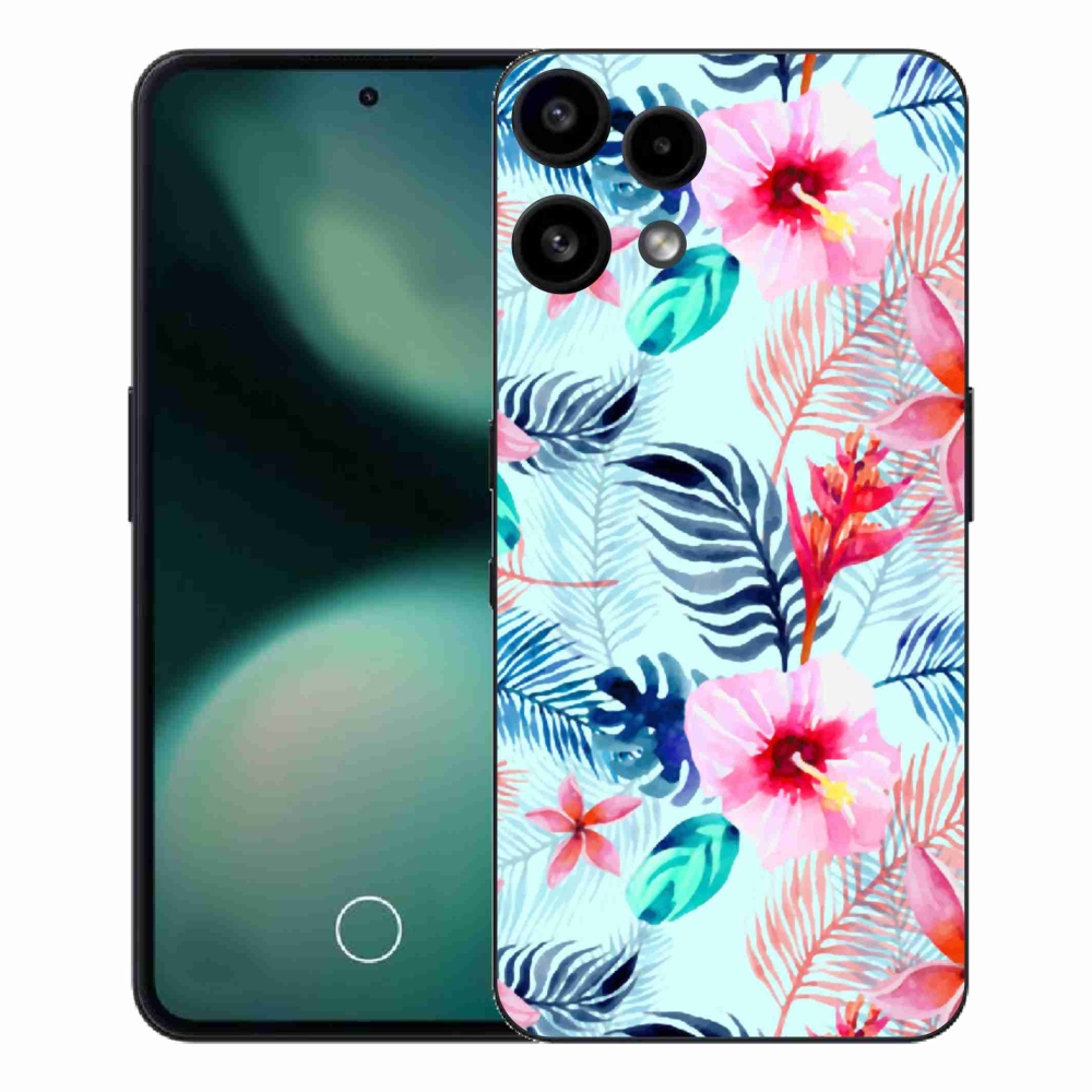 Gelový kryt mmCase na Nothing Phone (3a) Lite - květiny