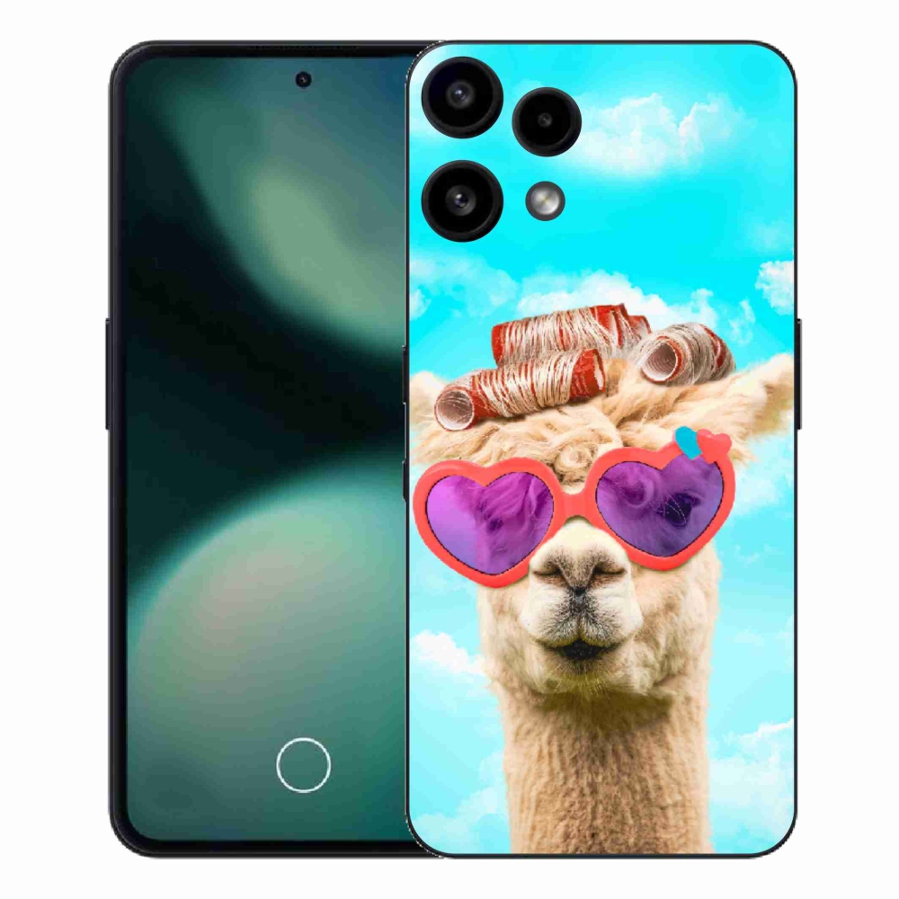 Gelový kryt mmCase na Nothing Phone (3a) Lite - lama s brýlemi