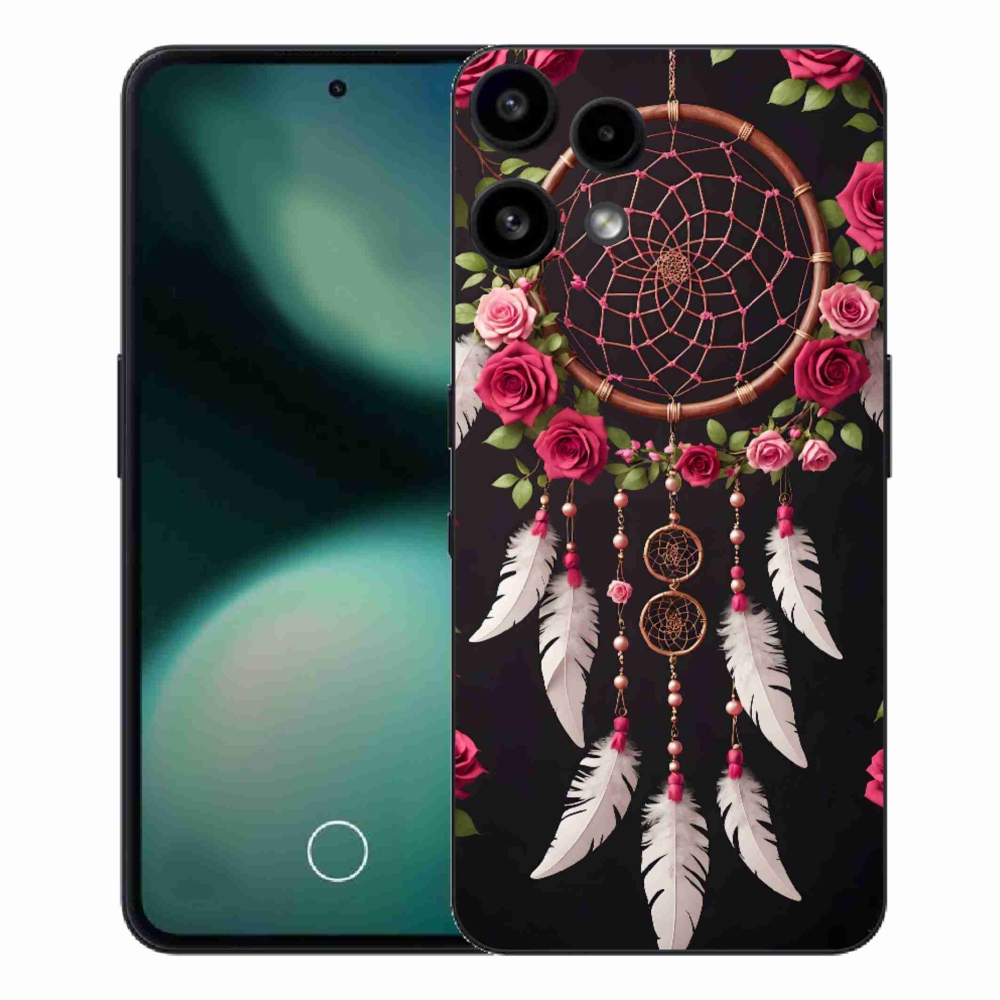 Gelový kryt mmCase na Nothing Phone (3a) Lite - lapač snů s růžemi