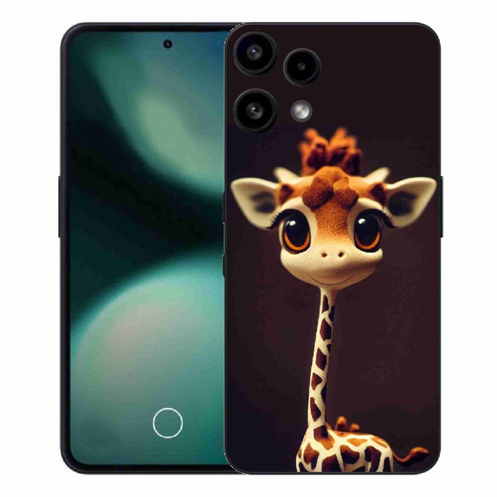 Gelový kryt mmCase na Nothing Phone (3a) Lite - malá žirafa