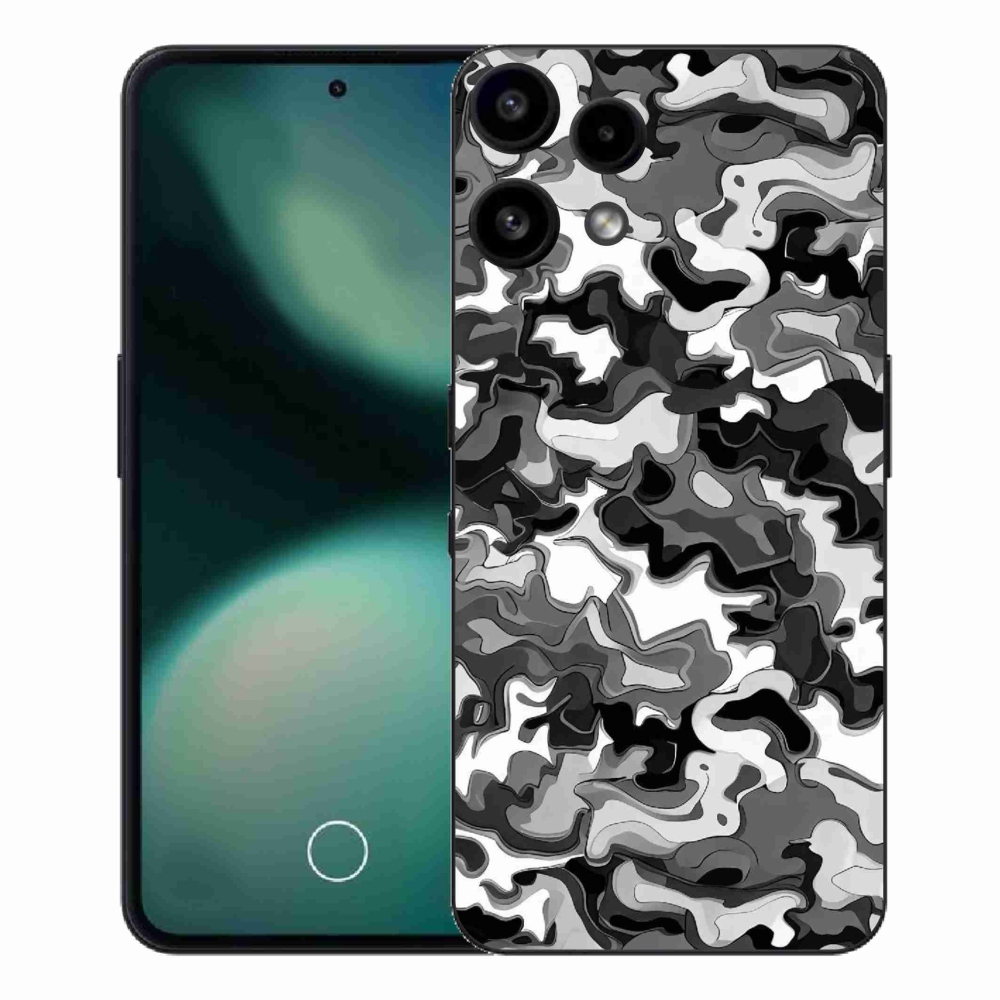 Gelový kryt mmCase na Nothing Phone (3a) Lite - maskáčový vzor 3