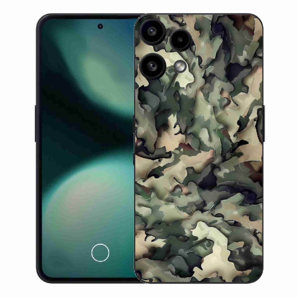 Gelový kryt mmCase na Nothing Phone (3a) Lite - maskáčový vzor 9
