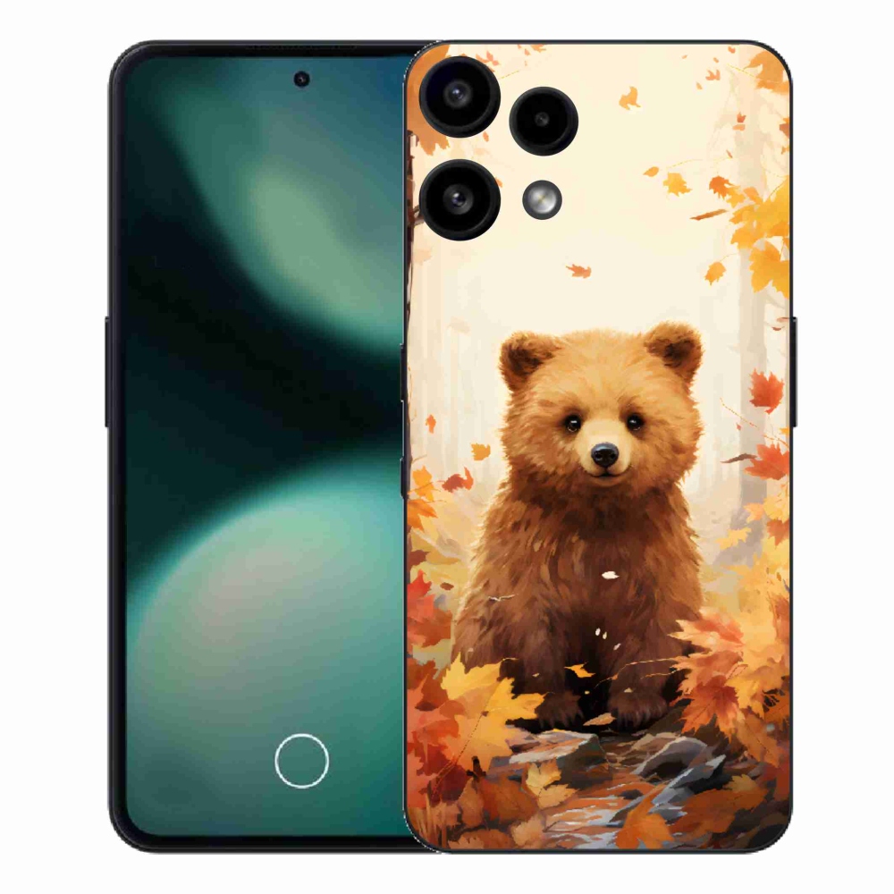 Gelový kryt mmCase na Nothing Phone (3a) Lite - medvěd v lese