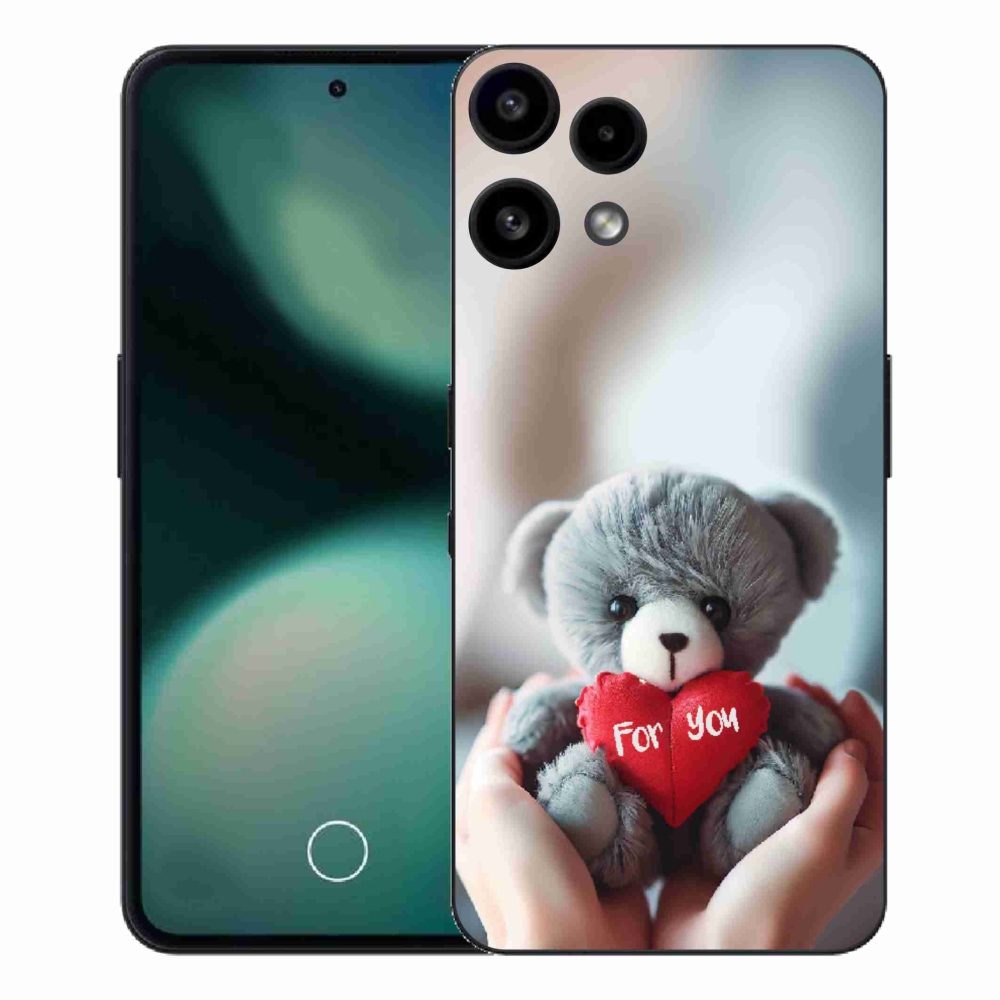 Gelový kryt mmCase na Nothing Phone (3a) Lite - medvídek pro zamilované