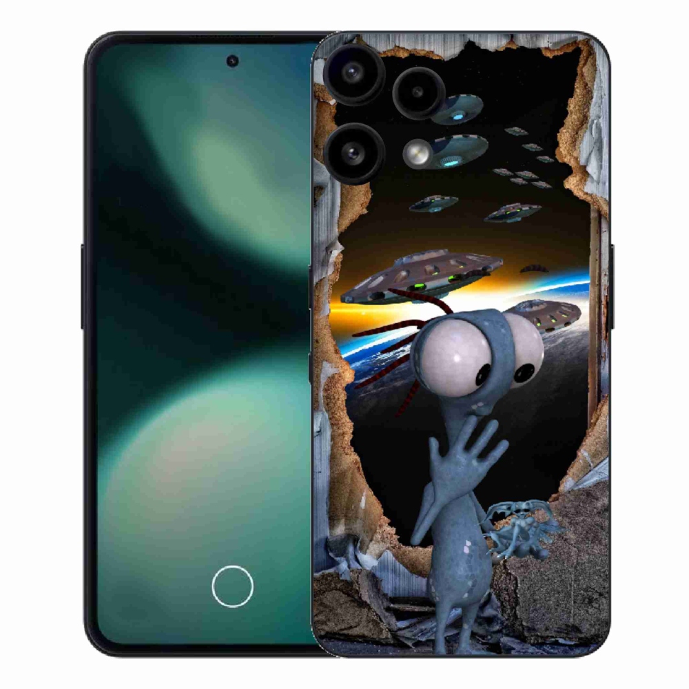 Gelový kryt mmCase na Nothing Phone (3a) Lite - mimozemšťan