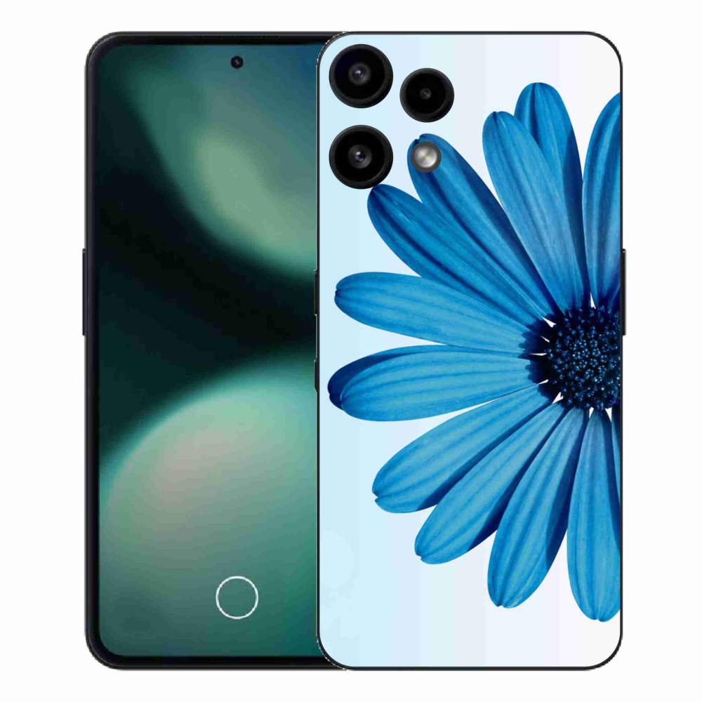 Gelový kryt mmCase na Nothing Phone (3a) Lite - modrá kopretina