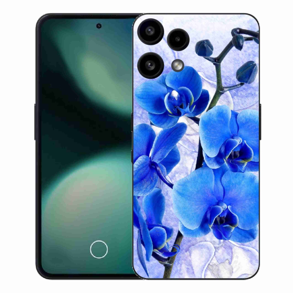 Gelový kryt mmCase na Nothing Phone (3a) Lite - modré květy