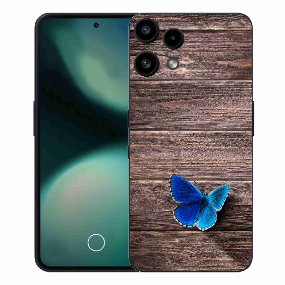 Gelový kryt mmCase na Nothing Phone (3a) Lite - modrý motýl 1