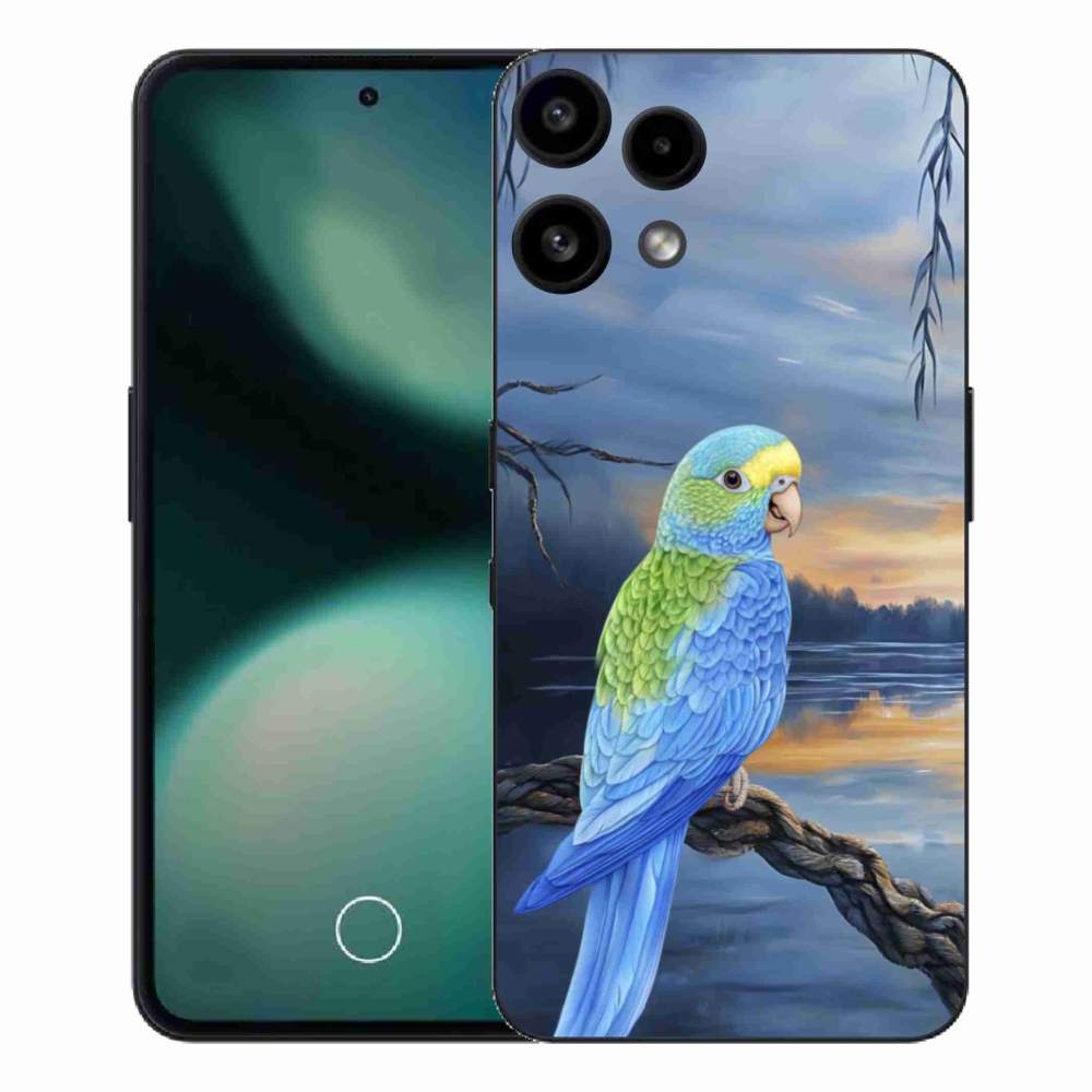 Gelový kryt mmCase na Nothing Phone (3a) Lite - modrý papoušek