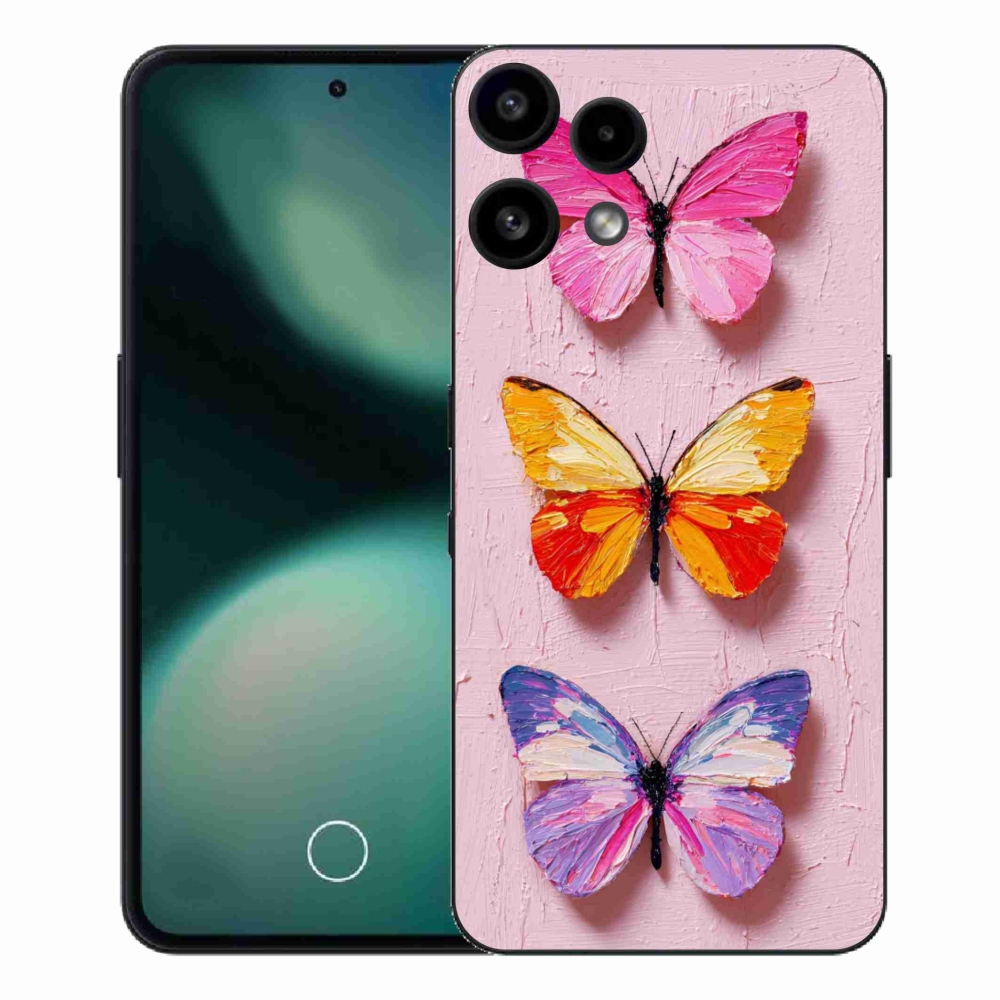 Gelový kryt mmCase na Nothing Phone (3a) Lite - motýlí trojice