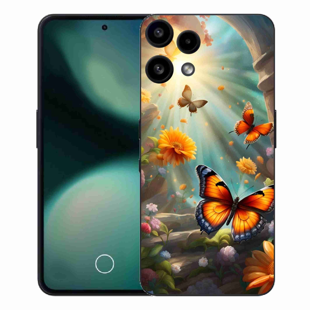 Gelový kryt mmCase na Nothing Phone (3a) Lite - motýlí zahrada 2