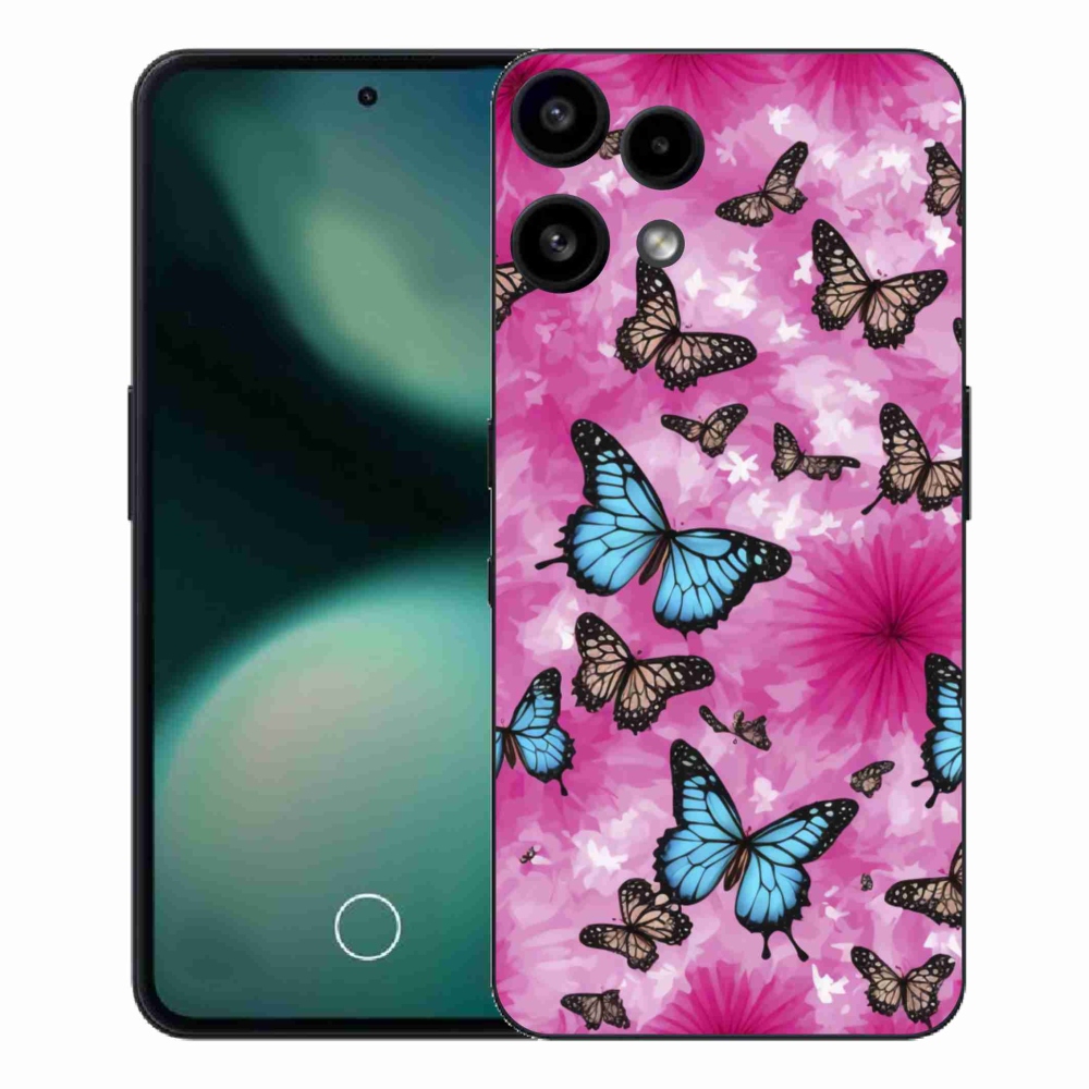 Gelový kryt mmCase na Nothing Phone (3a) Lite - motýlí zahrada
