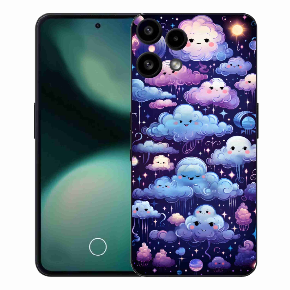 Gelový kryt mmCase na Nothing Phone (3a) Lite - mráčky