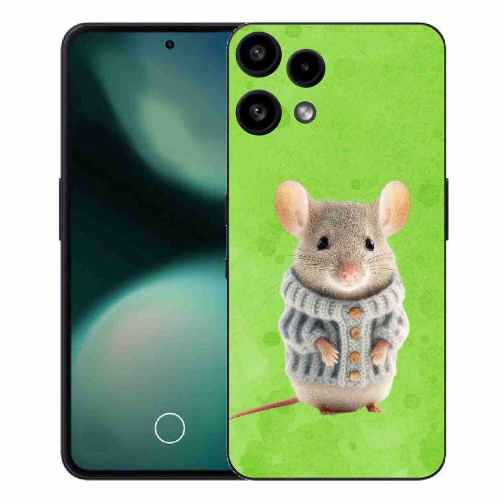 Gelový kryt mmCase na Nothing Phone (3a) Lite - myška ve svetru