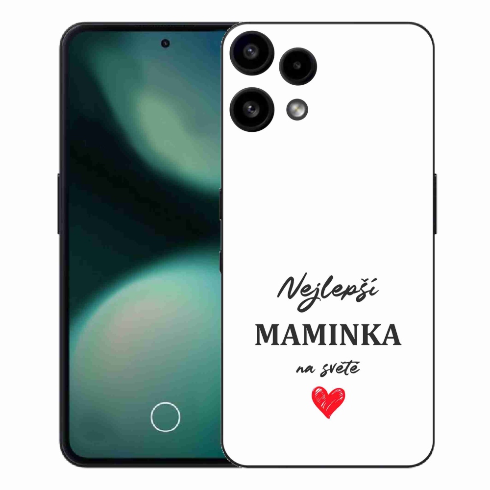 Gelový kryt mmCase na Nothing Phone (3a) Lite - nejlepší maminka 1 bílé pozadí