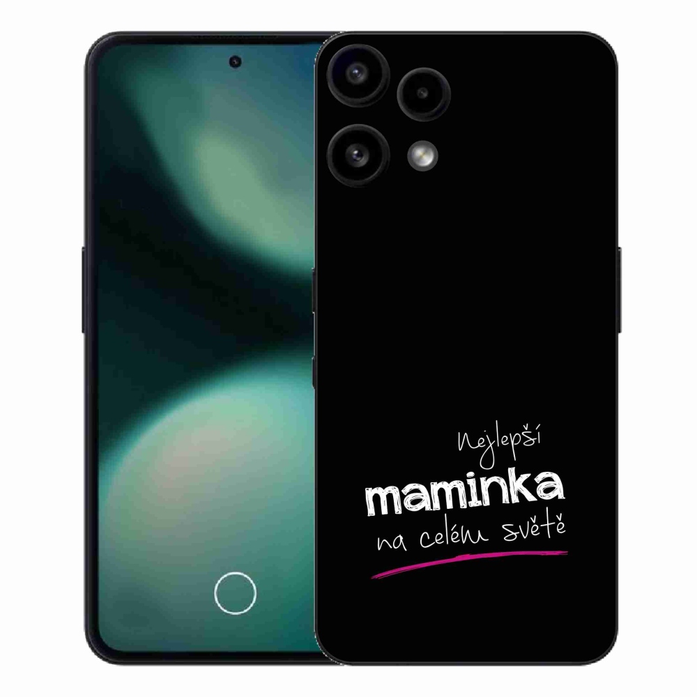 Gelový kryt mmCase na Nothing Phone (3a) Lite - nejlepší maminka 4 černé pozadí