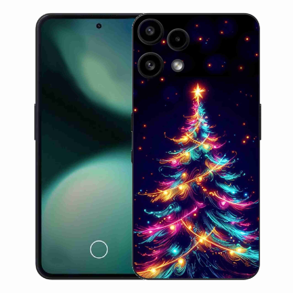 Gelový kryt mmCase na Nothing Phone (3a) Lite - neonový vánoční stromek