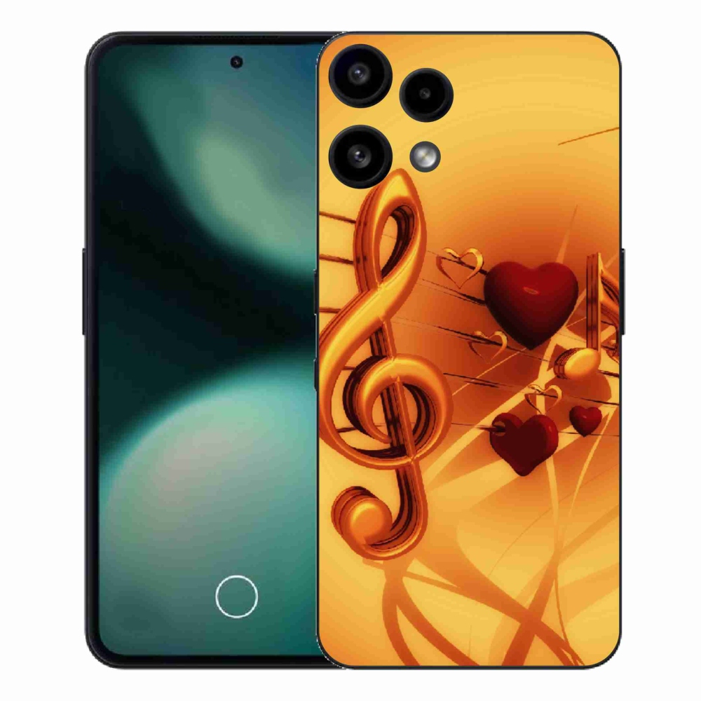 Gelový kryt mmCase na Nothing Phone (3a) Lite - noty
