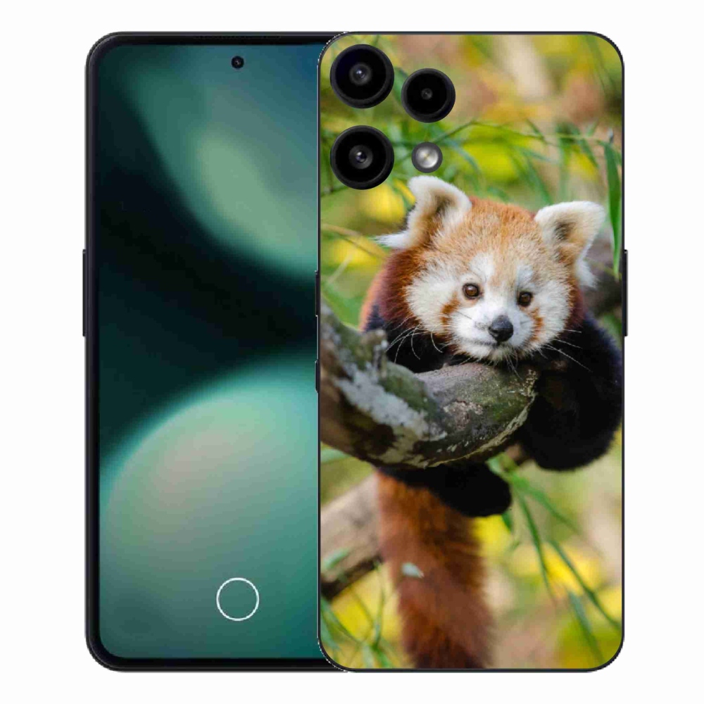 Gelový kryt mmCase na Nothing Phone (3a) Lite - panda červená