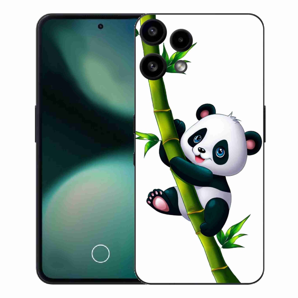 Gelový kryt mmCase na Nothing Phone (3a) Lite - panda na bambusu