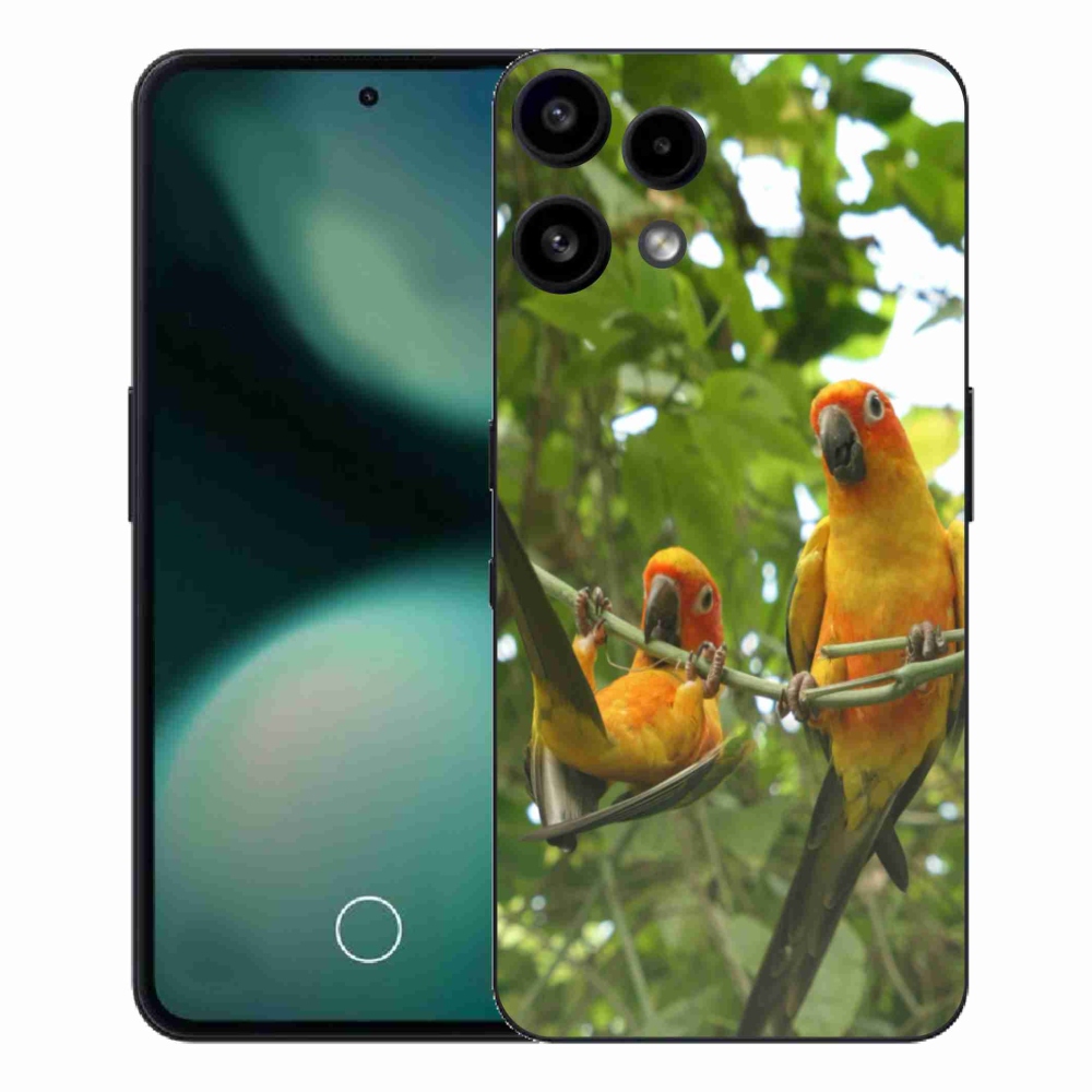 Gelový kryt mmCase na Nothing Phone (3a) Lite - papoušci aratingy