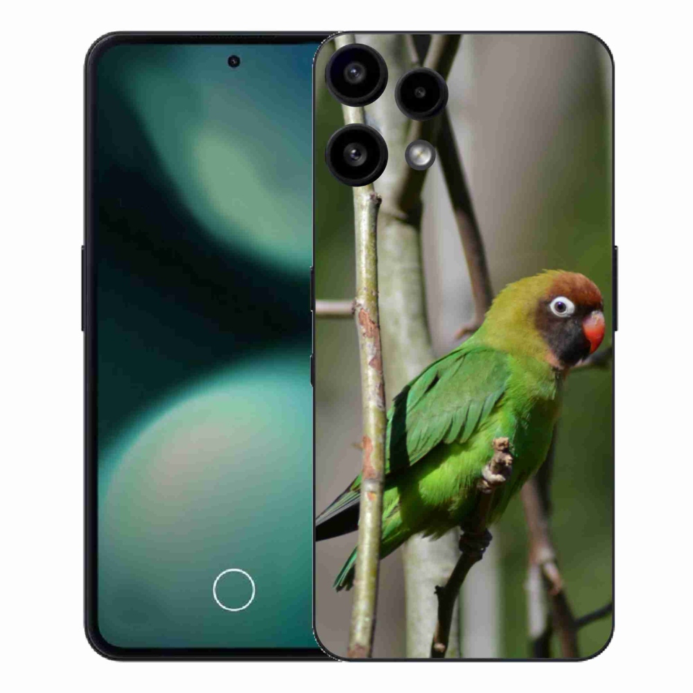Gelový kryt mmCase na Nothing Phone (3a) Lite - papoušek agapornis